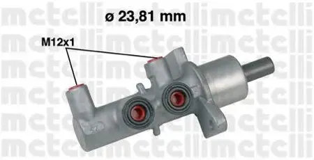 METELLI 050567 Главный тормозной цилиндр