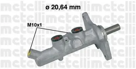 METELLI 050592 Главный тормозной цилиндр (20,64mm)