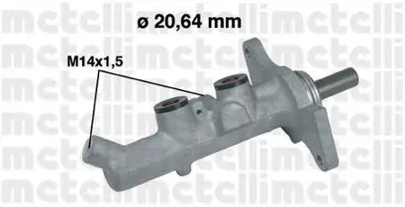 METELLI 050593 Главный тормозной цилиндр