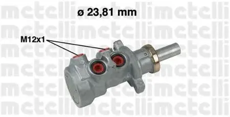 METELLI 050640 Главный тормозной цилиндр (23,81 mm)