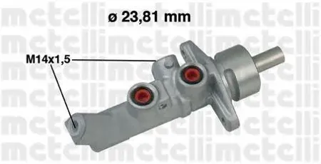 METELLI 050648 Главный тормозной цилиндр