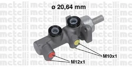 METELLI 050696 Главный тормозной цилиндр (20,64mm)