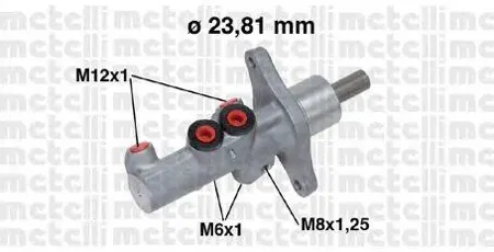 METELLI 050719 Главный тормозной цилиндр