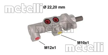 METELLI 050847 Главный тормозной цилиндр