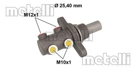 METELLI 050868 Главный тормозной цилиндр
