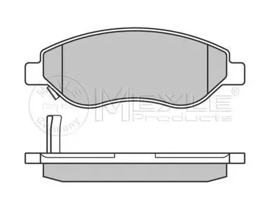 MEYLE 0252455019W Колодки торм.передние