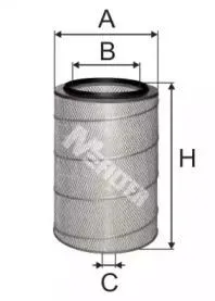 MFILTER A152 Воздушный фильтр MAN,Mercedes,Iveco,Neoplan,Setra