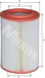 MFILTER A266 Воздушный фильтр VW T4 1.8-1.9DTD 90>