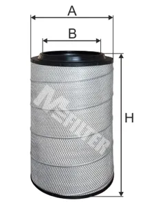 MFILTER A575 Воздушный фильтр H588.5 D296 d200 LIEBHERR
