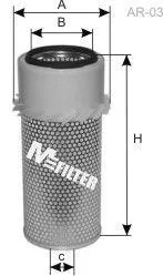 MFILTER A863 Воздушный фильтр Mitsubishi L200 Pajero 2.5DTD2.8D 90>