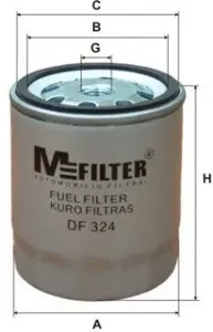 MFILTER DF324 Фильтр топливный Mercedes W123W460W463 2.0D-3.0DTD <92