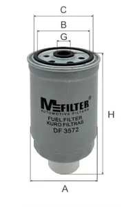 MFILTER DF3572 Фильтр топливный