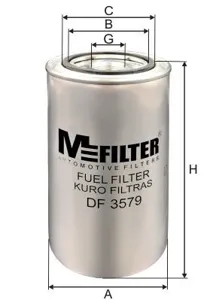 MFILTER DF3579 Фильтр топливный