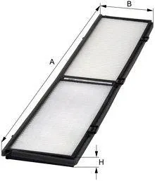MFILTER K9033 Фильтр салона угольный BMW E81E82E87E88 E90,E91,E92,E93, 04>