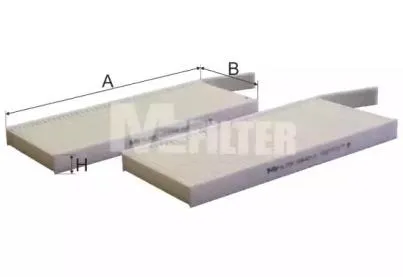 MFILTER K90422 Фильтр салона к-кт Renault Kangoo DCi 1.5-2.3 08>#