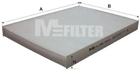 MFILTER K910 Фильтр салона Audi A3 1.9TDi 96-01, Seat Cordoba 1.0-1.81.9TDi 99-02,VW Passat 2.0TDi 03-05