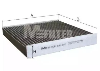 MFILTER K9111C Фильтр салона угольный