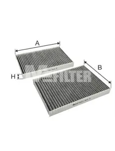 MFILTER K9122C2 Фильтр салона угольный