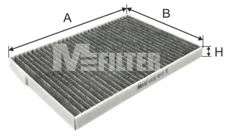 MFILTER K9129C Фильтр салона угольный