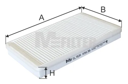 MFILTER K9136 Фильтр салона Lada 1118212321902192-94