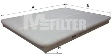 MFILTER K951 Воздушный фильтр кабиныотопителя 314x227x25 Daf 95XF