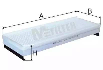 MFILTER K961 Фильтр салона кондиционера 466.5x177x70 MAN TG-A, TG-L,Omn 00->