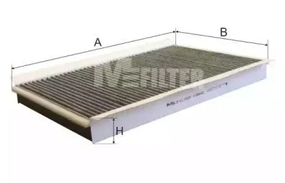 MFILTER K986C Фильтр салона угольный