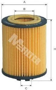 MFILTER TE616 Фильтр масляный Opel Corsa B 1.0i 12V 96-00