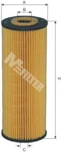 MFILTER TE622 Фильтр масляный MB Sprinter 00-06 W202210124463 Vito 113114 2.0-3.6 90>