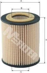 MFILTER TE637 фильтрующий элемент маcла(б) Opel Astra G Omega B Vectra B 1.8-3.2 & 16V24V 98>