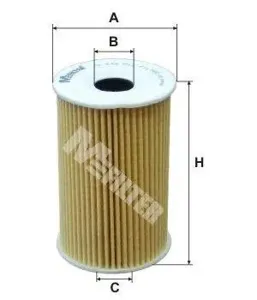 MFILTER TE649 Фильтр масляный VW Golf Polo Crafter , Audi A3 1.6TDi 09>