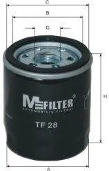 MFILTER TF28 Фильтр масляный Toyota Avensis Corolla Camry RAV4 87>