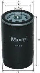 MFILTER TF40 Фильтр масляный BMW E30E28E34 1.8i-2.5i M20 <95
