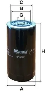 MFILTER TF6502 Фильтр масляный