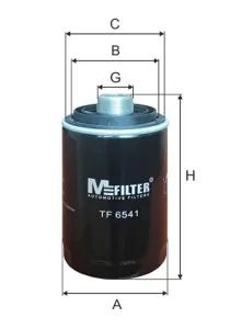MFILTER TF6541 Фильтр масляный