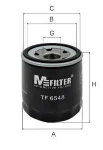 MFILTER TF6548 Фильтр маслянный