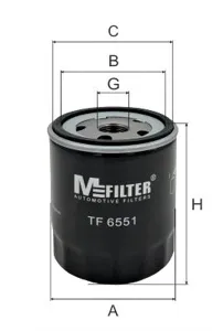 MFILTER TF6551 Фильтр масляный