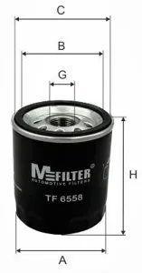 MFILTER TF6558 Фильтр масляный