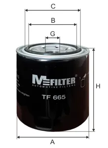 MFILTER TF665 Фильтр маслянный
