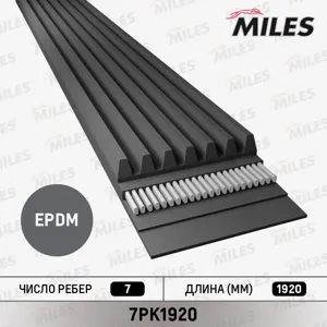 MILES 7PK1920 Ремень поликлиновой
