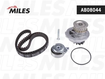 MILES AB08044 Комплект ремня ГРМ Chevrolet Aveo Lanos 1.41.5 8V 97- (с помпой)