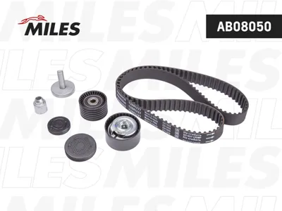 MILES AB08050 Комплект ремня ГРМ Renault Duster Megane Clio Laguna 2.0