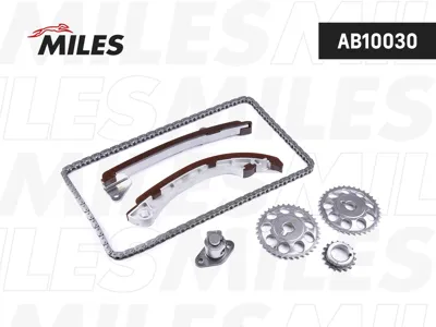 MILES AB10030 Комплект цепи ГРМ Toyota 1.4-1.8 99-co звездочками