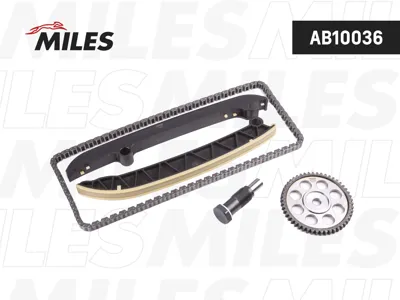 MILES AB10036 Комплект цепи ГРМ VAG 1.2TSI 11- co звездочками