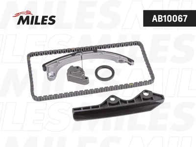 MILES AB10067 Комплект цепи ГРМ Nissan Micra (K12) 03- без звездочек