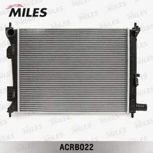 MILES ACRB022 Радиатор (паяный) Hyundai Solaris 10-  Kia Rio  IV 10- 1.41.6) (NISSENS 66756)