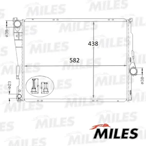 MILES ACRB102 Радиатор BMW E46 1.6-3.02.0D3.0D 98-