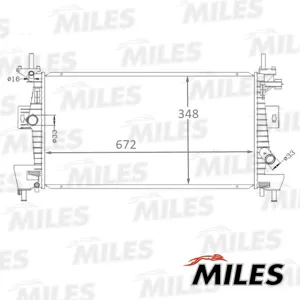 MILES ACRB131 Радиатор Ford Focus III 1.61.82.0 11> Ford -Max II 1.6 10->