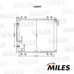 MILES ACRB171 Радиатор Lexus RX 330 3.3 03-07