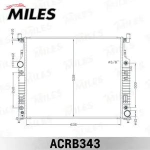 MILES ACRB343 Радиатор Mercedes W164 3.54.55.02.8-3.2D 06-